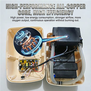 Fordy S-600B Hoge Kwaliteit 12V 80W Oplaadbare Draagbare Accu-aangedreven Stille <span class=keywords><strong>Aquarium</strong></span> Luchtpomp - Product Image 5