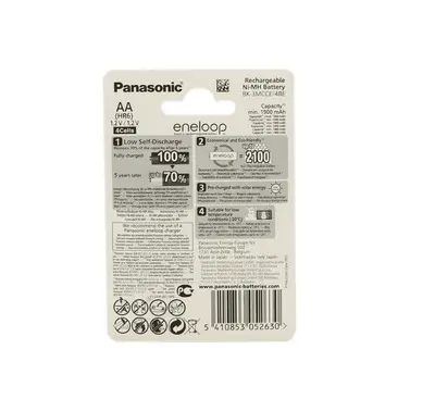 Hot selling eneloop pro AA size 2000mAh Ni-mh Rechargeable battery for Panasonic(white)