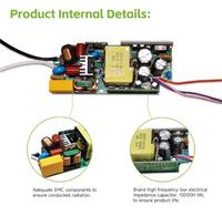 Controlador LED Aislado Jusinpower de 40W, Súper Pequeño, Regulable, con Atenuación Profunda del 1%, Control NFC, Garantía de 5 Años, Entrada de 120-347V, para Downlight