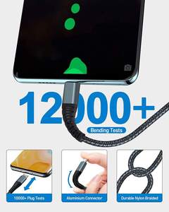 Tập trung phổ nylon <span class=keywords><strong>b</strong></span>ện PD 5A 100W sạc nhanh Loại C để Loại C Cáp - Product Image 3