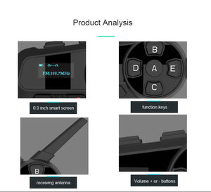 Casque d'écoute sans fil Bluetooth Walkie Talkie 6 Riders Connection, Interphone Moto 2 voies Moto BT5.1 avec écran LCD - Product Image 3