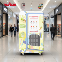 Distributeur automatique intelligent de crème glacée, service rapide en 15 secondes pour les clients des centres de villégiature