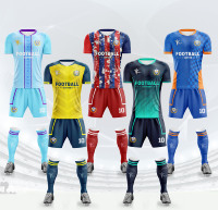Uniforme de Fútbol Personalizado por Sublimación, Secado Rápido, para Clubes Deportivos, Camiseta de Entrenamiento, Ropa Deportiva de Poliéster