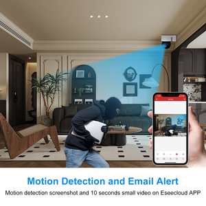 8MP Wifi Mini 5X Zoom Tracking PT <b>Camera</b> Human Detection Function Dual Light Built-in Mic & Speaker 256G up to 100ft - Product Image 5