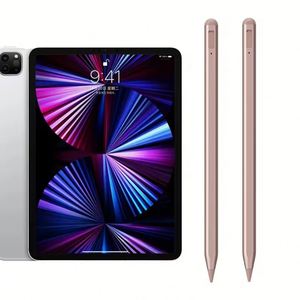 4-in-1 renkli plastik UV kaplı Stylus tükenmez kalem yazma pürüzsüz promosyon işareti kalem ile özel Logo - Product Image 4