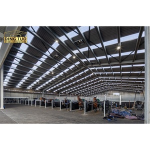 Capannone Prefabbricato in Acciaio <span class=keywords><strong>per</strong></span> Allevamento <span class=keywords><strong>Capre</strong></span>, Bovini, Ovini, Asini - Tenda Rifugio <span class=keywords><strong>per</strong></span> Bestiame - Product Image 2