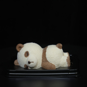 Mini Pastel de Mousse de Queso y Crema con Chocolate en Forma de Oso, con Frutas, Congelado, Certificado Halal, Dulce y de Alta Calidad - Product Image 1
