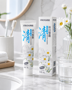 Sugere OEM Vente en gros Marque privée Dentifrice rafraîchissant à la menthe verte 0,11% fluorure pour adultes Soins bucco-dentaires à domicile - Product Image 1