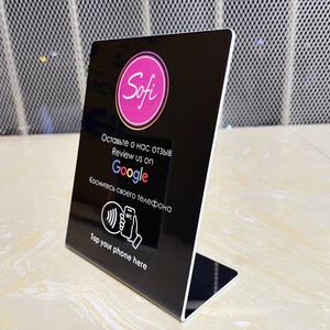 Expositor de PVC con NFC para Reseñas de <span class=keywords><strong>Google</strong></span>, Código QR y Chip NFC - Product Image 2