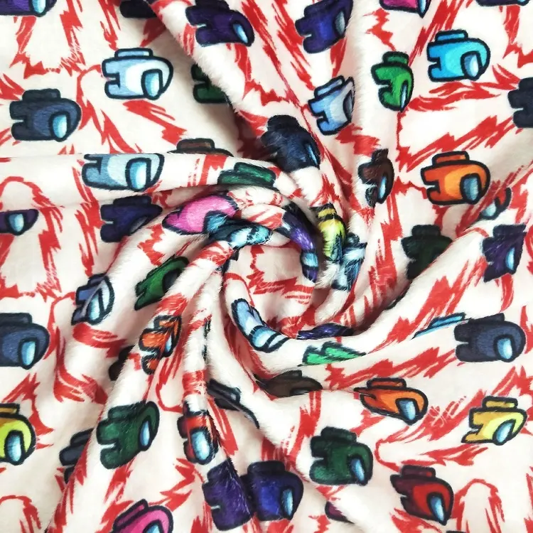 100 Polyester Tùy Chỉnh In Minky Vải Cho Người Lớn/Bé Chăn Mua Bán Buôn Tessuto Thăng Hoa Minky Máy In Đặt Hàng Ngay