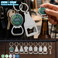 Individueller Flaschenöffner-Schlüsselanhänger aus Metall mit Kreativem Design, Lasergravierbar, für Werbung, Partys und Geschäftsgeschenke