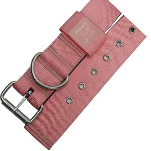 Collier pour chien rose robuste avec doublure rembourrée douce, boucle à ardillon pour chiens de taille moyenne et grande, nylon durable et quincaillerie métallique - Product Image 3