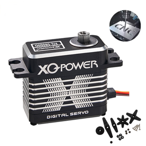Moteur servo numérique sans noyau XQ-POWER 60KG à couple élevé 7.4V avec engrenages métalliques pour voitures RC, hélicoptères et drones - Product Image 1