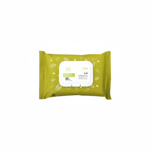 50 Sheet Green Tea Face Washing Tissue Natural Cleansing Product - Product Image 2