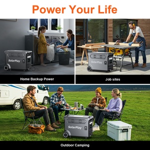 Factory Wholesale 2400W/2500W/3600W Hybrid Portable <b>Power</b> Station 3840Wh <b>UPS</b> MPPT Port Car Solar Generator - Product Image 4