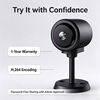 OiKay Groothandel Mini WiFi Beveiligingscamera 2K Binnencamera's Aangepaste Unieke Nieuwe Producten Klein Formaat Hot Selling 1 Jaar Garantie