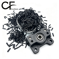 Composé de nylon 66 à fibres de carbone longues PA66 LCF20 à LCF60 à rapport de remplissage personnalisé pour supports de châssis de robot moulés par compression