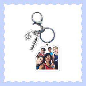 Llavero de Santos Bravos con capa gruesa de acrílico, colgante con foto HD de DREW, GABI, KENNETH, ALEJANDRO, cordón para fans, regalo. - Product Image 5