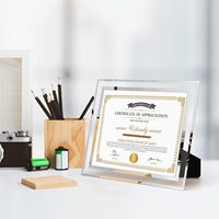 8.5 X 11 Cam Sertifika Çerçevesi 8.5 X 11 Belge Çerçevesi Okul Sertifikaları Cam Fotoğraf Çerçevesi Ofis Diplomaları Resim Çerçevesi
