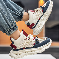 Chaussures décontractées polyvalentes et confortables pour hommes, style Dad Shoes, à semelle souple, pour l'extérieur et la ville, de la marque de mode originale Niche Middle-top