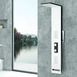 ชุดอุปกรณ์อาบน้ำ Kaman-BN9700สีดำและสีขาวแผงฝักบัวอาบน้ำชุดฮาร์ดแวร์ kamalu - Product Image 1