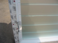Volets en verre à lamelles horizontales modernes anti-effraction en PVC et UPVC réglables pour fenêtres d'hôtel