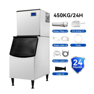 Máquina <span class=keywords><strong>de</strong></span> <span class=keywords><strong>Hielo</strong></span> Comercial <span class=keywords><strong>de</strong></span> Alta Capacidad, Automática, 1000p, 450kg/24h, para Negocios - Product Image 2
