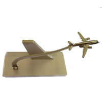 Porte-cartes de visite en acier inoxydable ARMOUR pour avion, support de bureau, prix d'usine, vente en gros