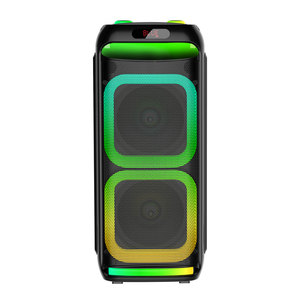 Abs8203 8 "* 2 xách tay PA Hệ thống loa ngoài trời Loa di động PA hệ thống với không dây Microphone Đảng đèn - Product Image 5