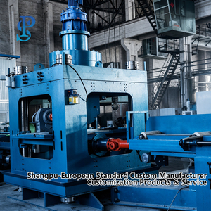 เครื่องยืดเหล็กเส้นแบบสองลูกกลิ้ง ยี่ห้อ <span class=keywords><strong>Shengpu</strong></span> ราคาโรงงาน พร้อมรีโมทคอนโทรล PLC สำหรับเหล็กเส้น ความแม่นยำสูง (ความคลาดเคลื่อน 10 มม.) - Product Image 3