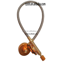 Adaptateur de cartouche de gaz pour camping avec arrêt automatique pour pistolets et torches