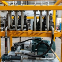 QTY7-15 Machine à fabriquer des blocs adoptant une structure de moulage hydraulique pour une production durable de briques en ciment