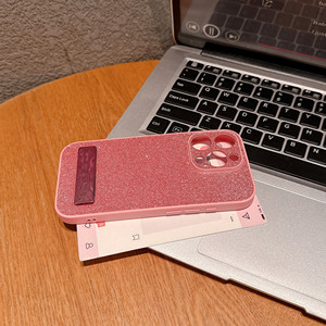 Lấp lánh tự động khóa long lanh chân đế trường hợp điện thoại cho iPhone một cú nhấp chuột có thể gập lại phụ kiện - Product Image 6