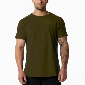 Camiseta Deportiva de Verano para Hombre, 95% Algodón, 5% Elastano, Corte Recto, para Entrenamiento, Gimnasio, Fitness - Product Image 5