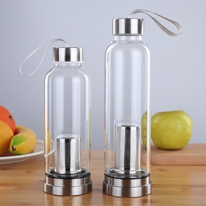 Productos de Venta caliente 2025 botella de bebida de vidrio de borosilicato 420ml 550ml Filtro de té manga aislada Amazons juego de <span class=keywords><strong>tazas</strong></span> de té a granel - Product Image 5