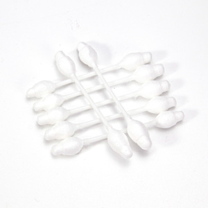 Usine en gros 55 pièces/baril grande tête de sécurité Double tête de <span class=keywords><strong>gourde</strong></span> bâton en plastique bébé cotons-tiges OEM cotons-tiges pointes de coton - Product Image 6