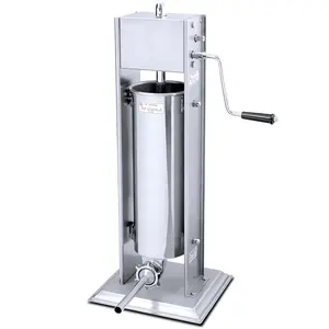 Remplisseur de saucisses électrique en acier inoxydable, vente en gros, 10l, remplisseur de saucisses, machine à saucisses