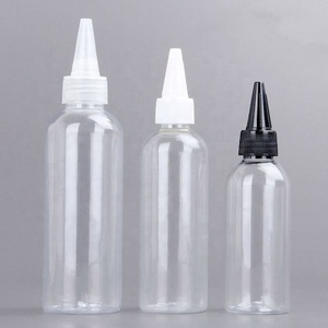 Botella de Plástico Transparente Vacía de 100ml, 150ml, 200ml para Aceite Capilar con Aplicador de Presión y Tapa Dosificadora de Rosca - Product Image 5