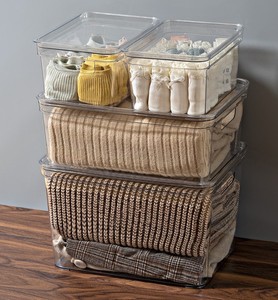 Storage Fridge Organizer Pantry Organization And Storage Bins Plastic Storage Clear Bins With Lid