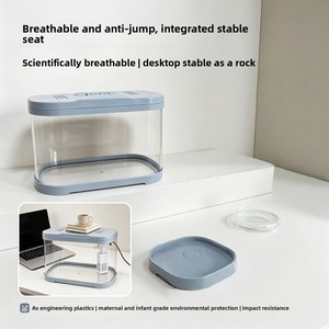 Aquarium pour poissons rouges en plastique haute transparence, taille extra-large, résistant aux chocs et à l'abrasion, idéal pour la maison et le salon - Product Image 3