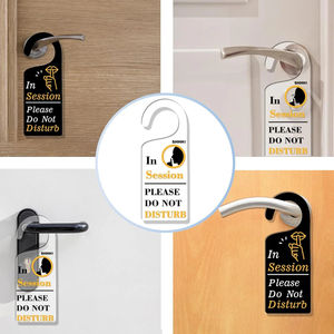 Jangan Ganggu tanda pintu akrilik pemberitahuan gantungan pintu tanda untuk rumah sakit sekolah perawatan rumah konseling masak - Product Image 5