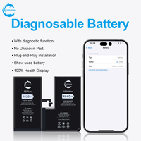 Batterie étendue STAROZON pour iPhone 15 Plus Pro Max, cellule haute capacité, sans messages d'avertissement, compatible avec le dernier système iOS