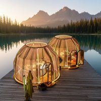 Petite tente à bulles transparente, dôme portable pour le camping et la cour