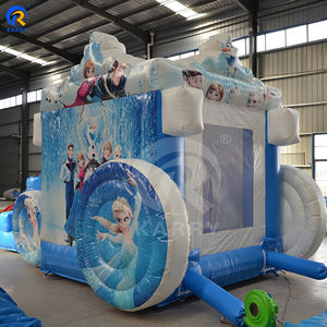 Parque infantil comercial <span class=keywords><strong>Frozen</strong></span> Princess Carriage <span class=keywords><strong>Castillo</strong></span> hinchable Casa <span class=keywords><strong>de</strong></span> rebote inflable <span class=keywords><strong>Castillo</strong></span> inflable personalizado con tobogán - Product Image 6