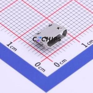 MICRO-02-G3P3-A1T2 USB Connector SMD Connector ( Connector Type: Micro-B )( Protocol Standard: USB 2.0 )( Gender: Female ) - Product Image 1