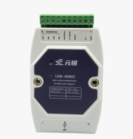 Módulo Convertidor RS485 de 1 Canal USB 2.0 YMYS USB-49903 con Doble DB9 e Indicador LED, Voltaje de Operación de 30V, Protección Contra Sobretensiones para PLC Industrial