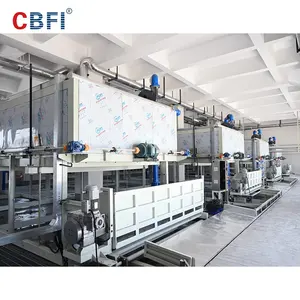 CBFI 10 15 20 25 30 50 Toneladas Máquina de fabricación de bloques de hielo Planta de máquina de bloques de hielo de pescado industrial