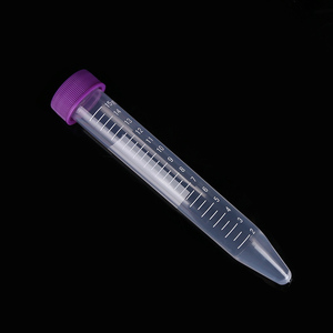 Tubo de centrífuga de plástico de 15 ml con tapa de rosca graduada para uso en laboratorio - Product Image 6
