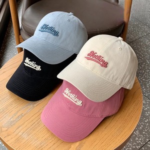 Sombrero de béisbol con bordado de letras para mujeres y hombres, gorra con lengua de <span class=keywords><strong>pato</strong></span> a la moda, sombrilla para exteriores, <span class=keywords><strong>gorras</strong></span> con visera, viseras de Color sólido - Product Image 3