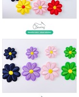 Patchs de fleurs brodées patchs en tissu thermoadhésif thermocollant pour vêtements et jeans Design en sergé élégant